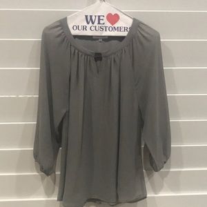 Gray Calvin Klein Blouse